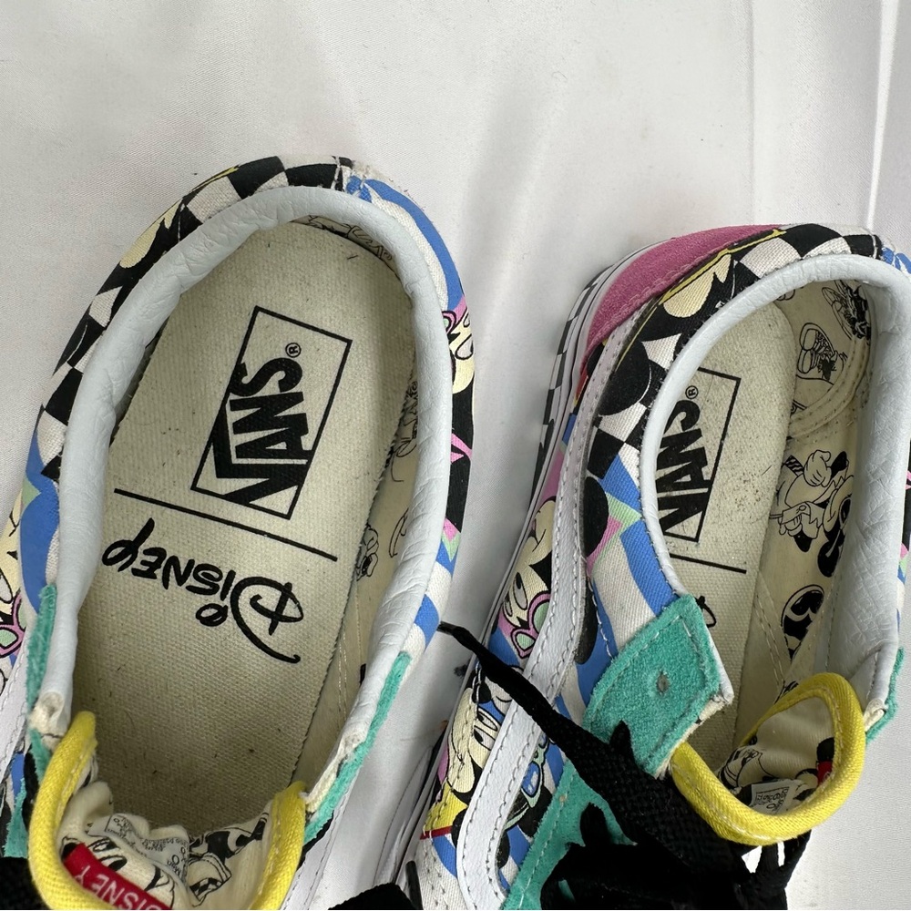 Vans Old Skool Disney 80's Mickey Shoes 90th Anniversary Sneakers Size 7.5 - Picture 5 of 9
